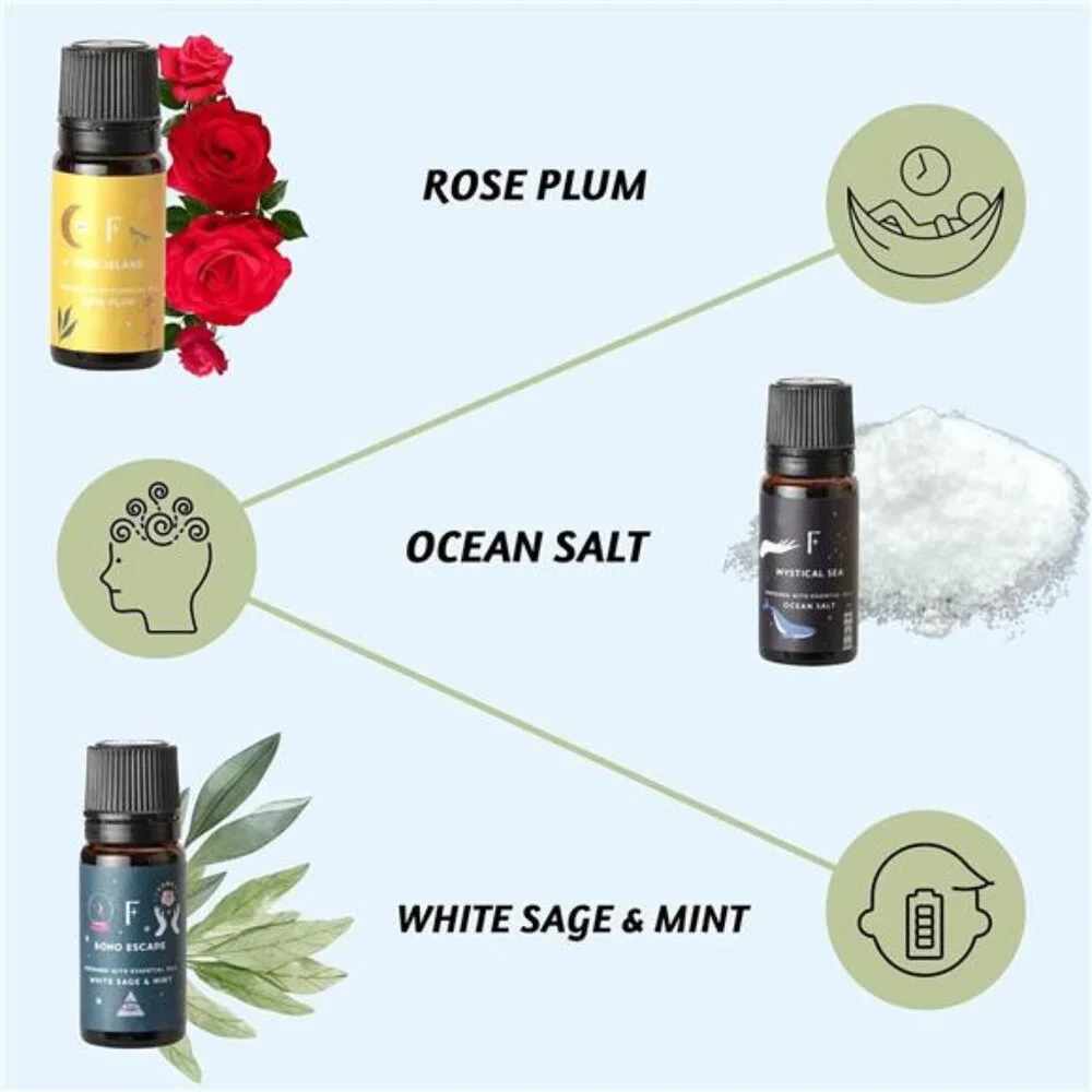 Fall Essential Oils for Diffuser Oil, Essential Oils Set of 6 Fragrance Oil